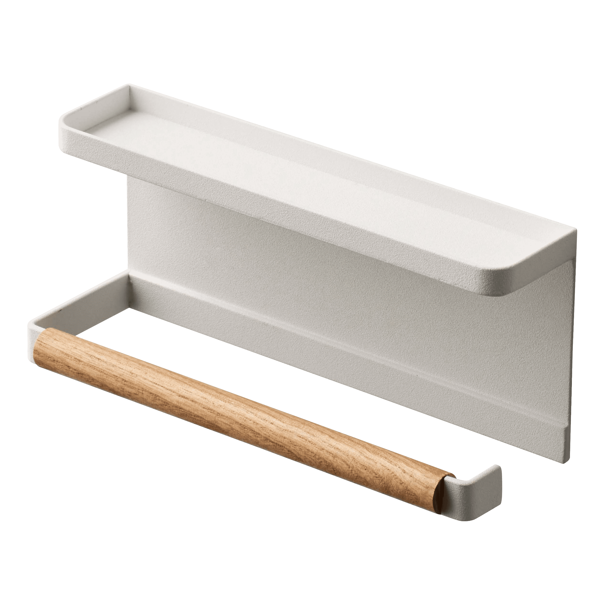 Yamazaki Home Tosca Freestanding Corner Coat Rack, Modern Leaning Coat