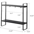 thumbnail image 1 of Yamazaki Home Tower Compact 2-Shelf Kitchen Storage Rack - Easy-to-Clean Steel Design, Versatile Hooks, 1 of 6