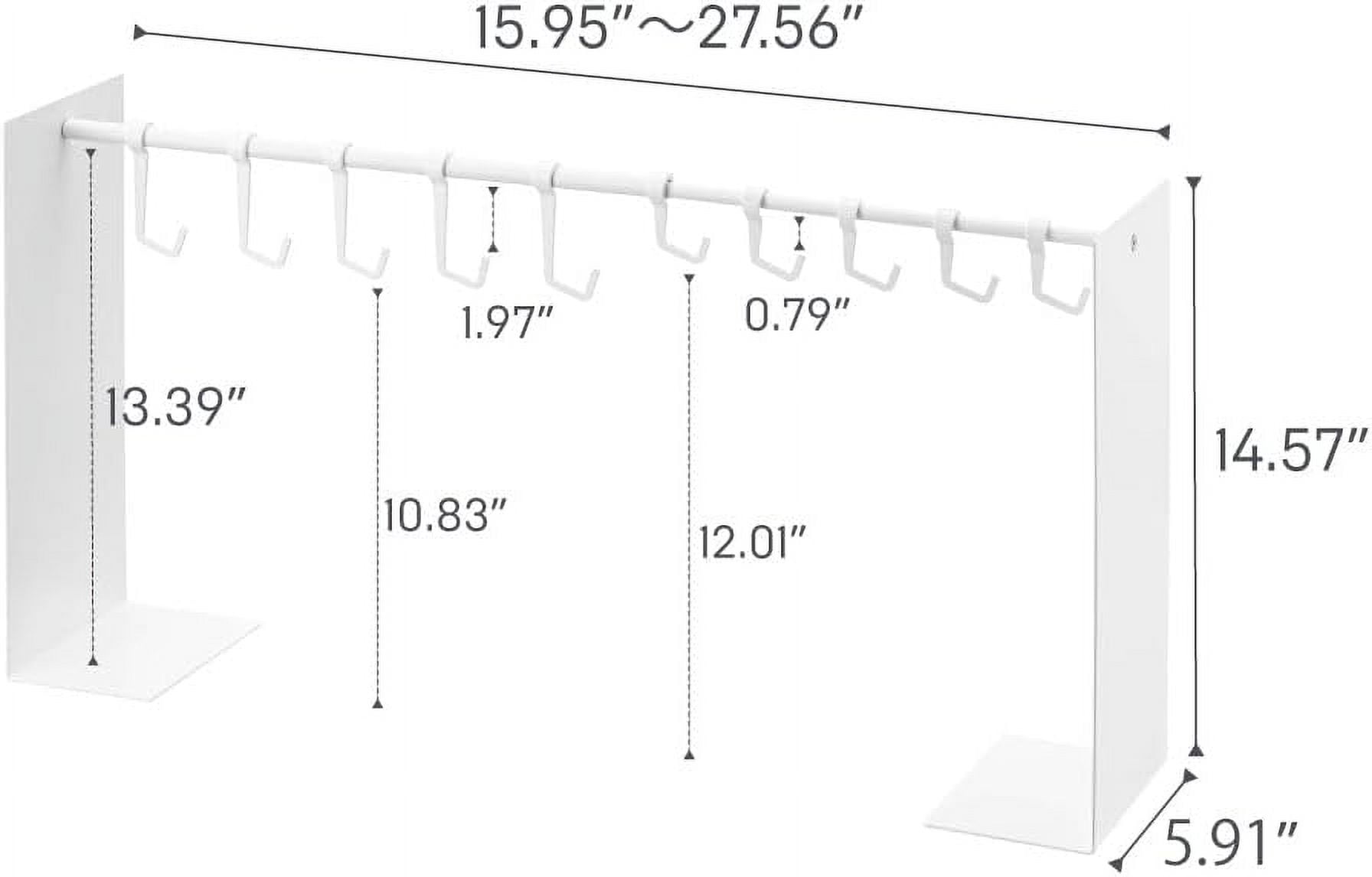 Yamazaki Home Tower Hat Hanger Rack, Expandable Metal Storage Organizer ...