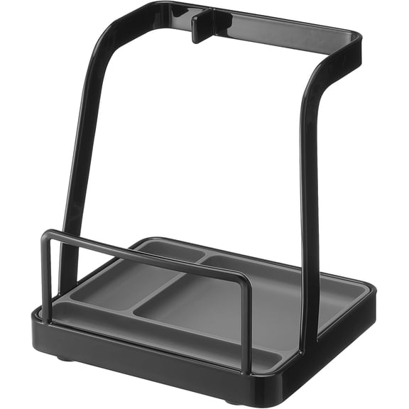 Yamazaki Home Tower Lid & Ladle Stand - Large, Kitchen Stand For Utensils, Lids, And Cookbooks, Heat-Resistant Kitchen Stand - Steel