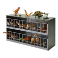 thumbnail image 1 of Yamazaki Home Toy Display Case, Black, ABS Plastic, Stackable, No Assembly, 1 of 7