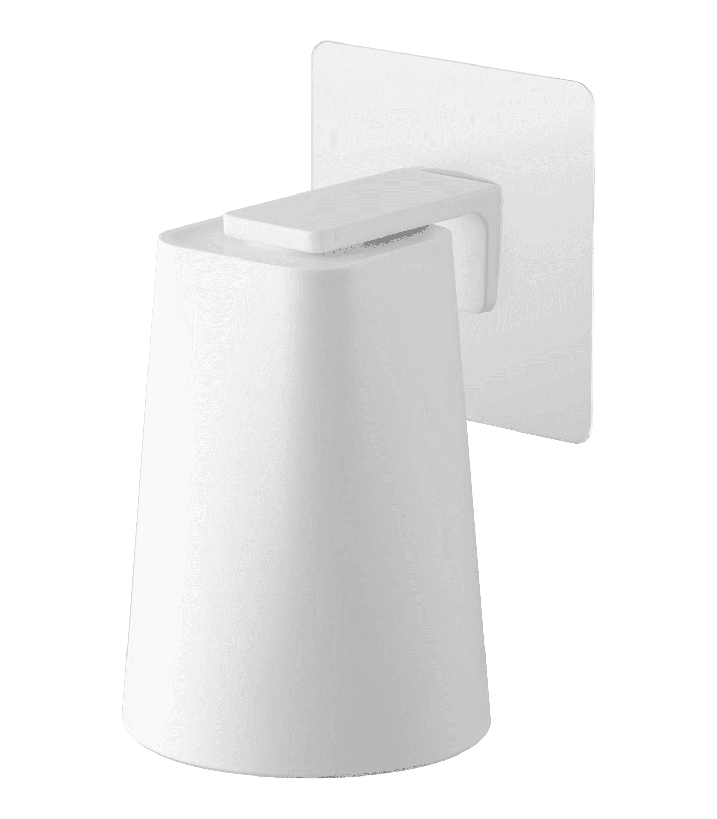 White ABS Plastic Magnetic Adhesive Cup with Holder