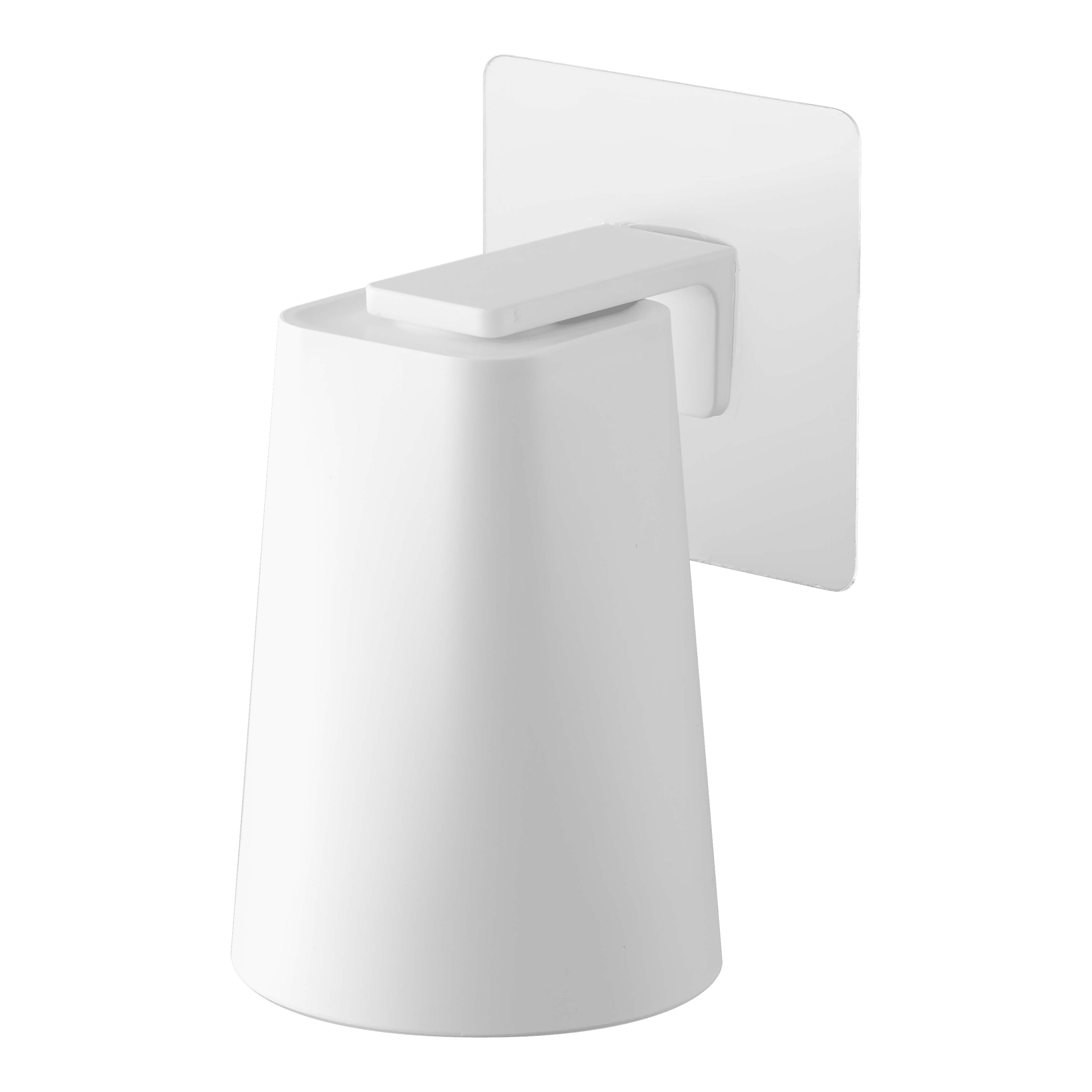 White ABS Plastic Magnetic Adhesive Cup with Holder
