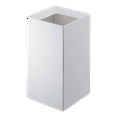 thumbnail image 1 of Yamazaki Home Trash Can - Two Styles, White, ABS Plastic, Short, 2.4 gallons, 9 liters, Handles, No Assembly, 1 of 8