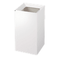 thumbnail image 1 of Yamazaki Home Trash Can, White, ABS Plastic, 2.5 gallons, 10 liters, Handles, Lid, No Assembly, 1 of 6