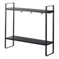 thumbnail image 1 of Yamazaki Home Two-Tier Countertop Rack, Black, Steel, 1 of 7