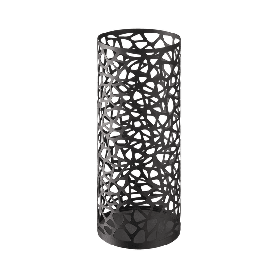 Yamazaki Home Umbrella Stand - Two Styles, Black, Steel, Round, Holds up to 6 umbrellas, No Assembly