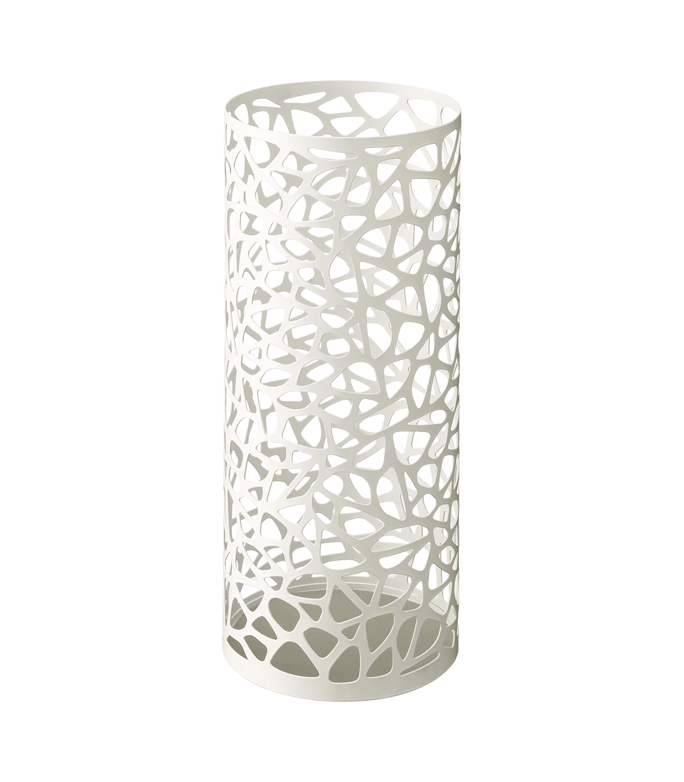 Yamazaki Home Umbrella Stand Two Styles, White, Steel, Round, Holds