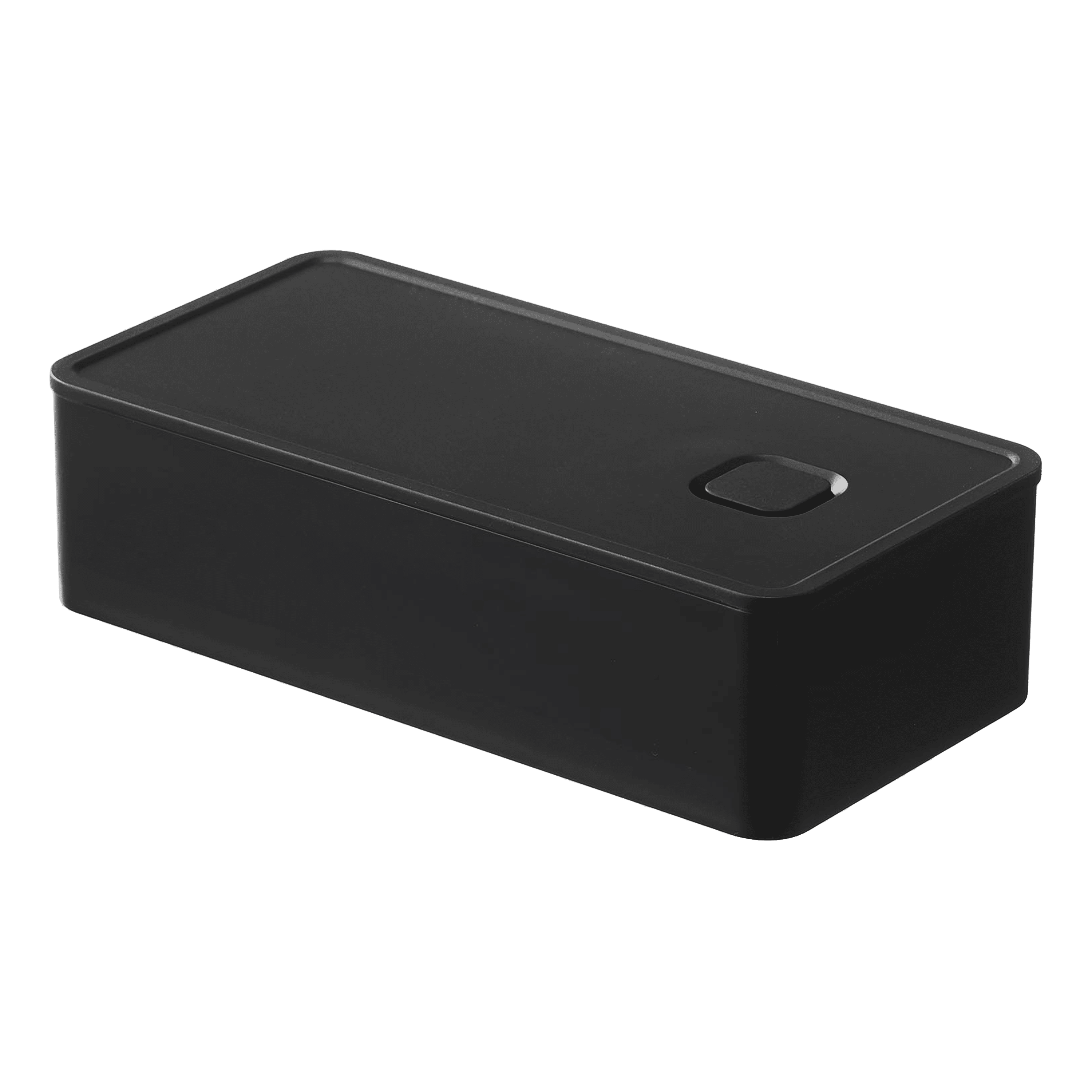 Black Silicone Vacuum-Sealing Bento Box, 7.24"