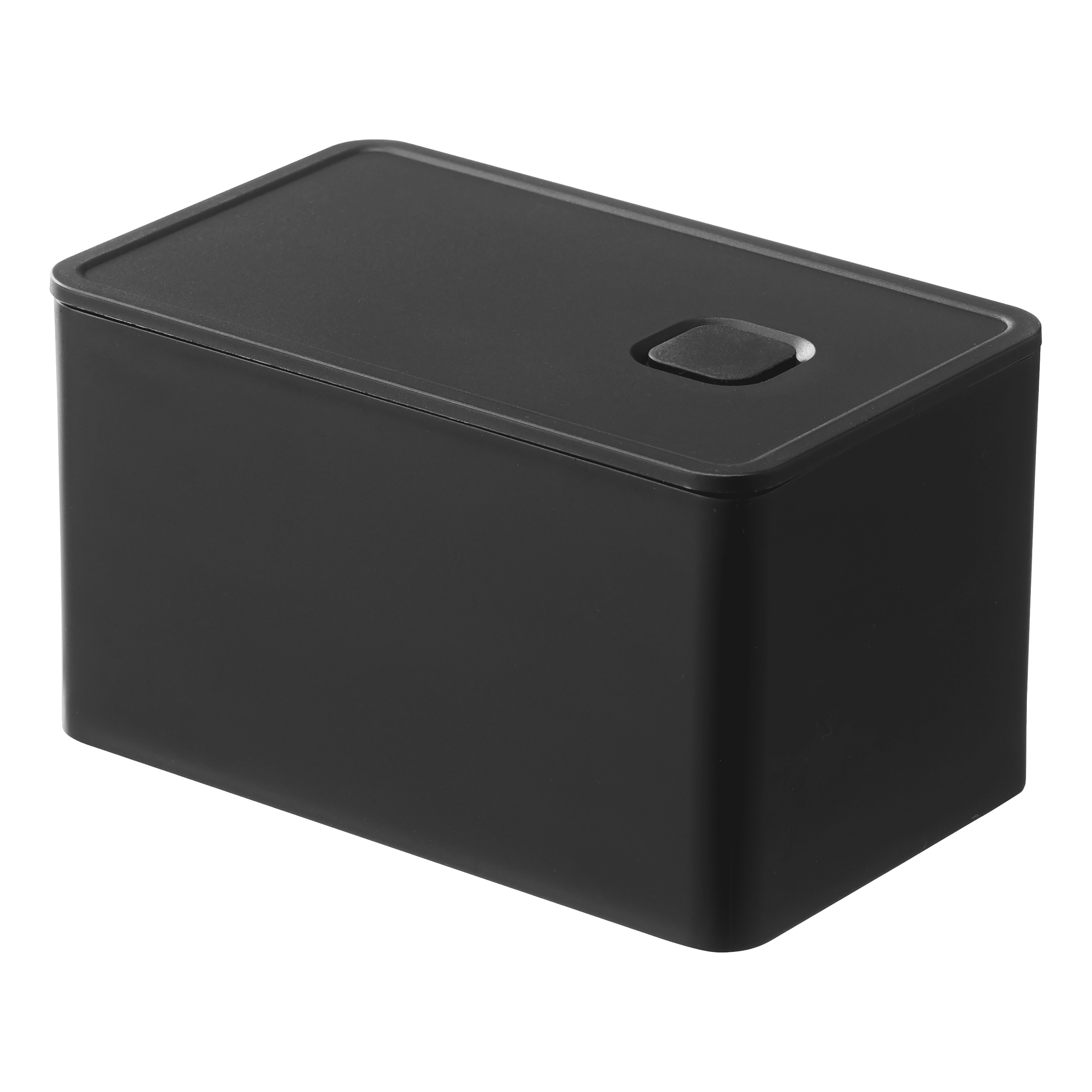Black Polypropylene Vacuum-Sealing Butter Dish with Airtight Lid