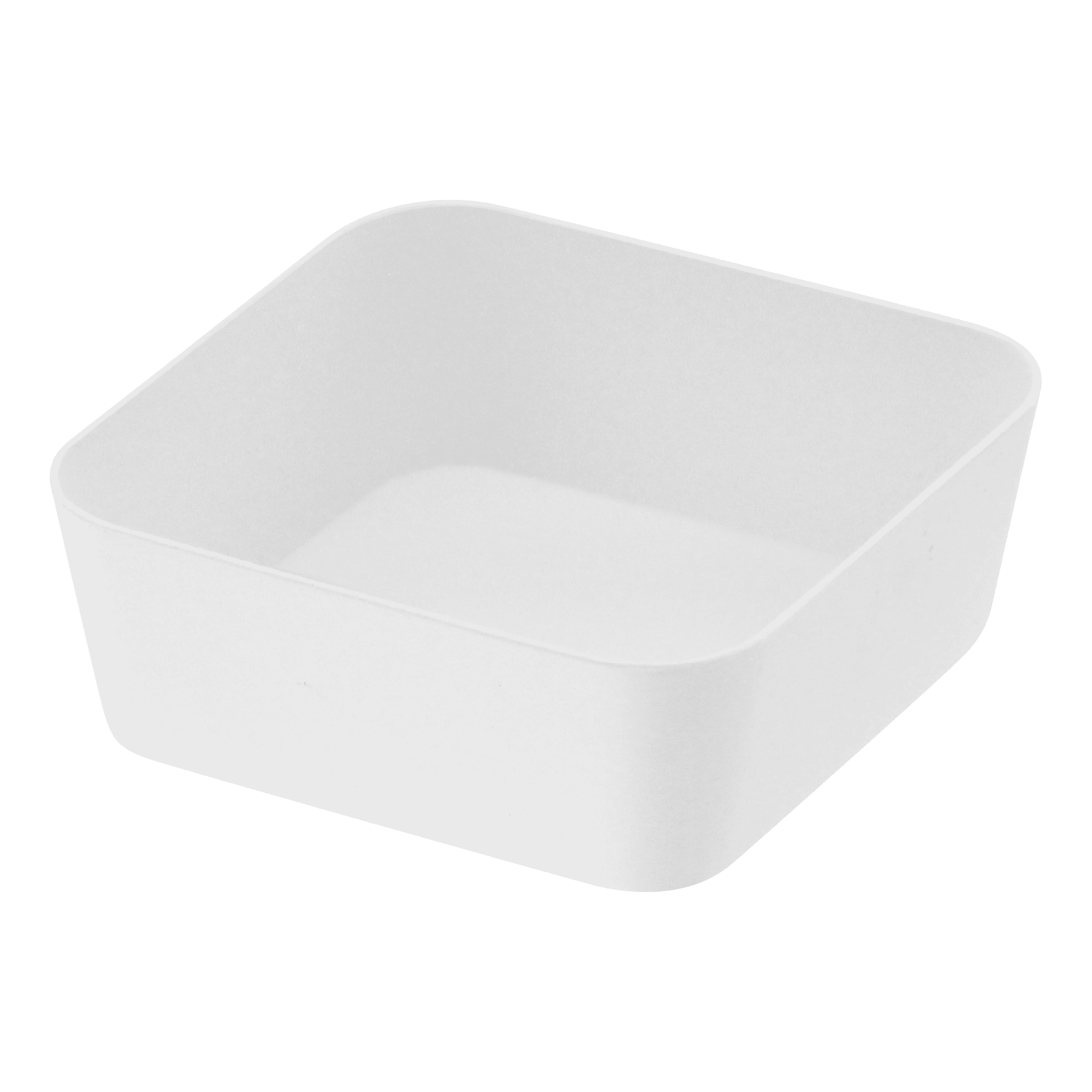 Yamazaki Petite White Steel Vanity Organizer Tray 3.5"