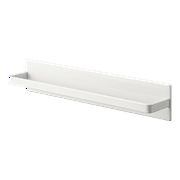 Yamazaki Home Magnetic Kitchen Towel Hanger, Steel, Holds 3 lbs - L 1.77 x W 11.02 x H 1.97 inches White