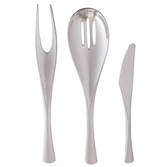 Yamazaki Merge Duo 3-piece Serving Set 18/8 Stainless Steel