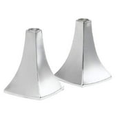 Yamazaki Signature Collection 5 1/2" Candlesticks Pair 18/10 Stainless Steel