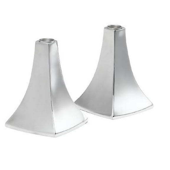 Yamazaki Signature Collection 5 1/2" Candlesticks (Pair) 18/10 Stainless Steel