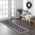 thumbnail image 1 of Yamaziot 1.7'x5' Runner Rug for Hallway, Washable Kitchen Floor Mat Non Skid Entryway Rug Low Profile Indoor Front Door Mat, Black, 1 of 7