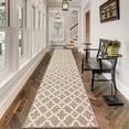 thumbnail image 1 of Yamaziot 2.7'x12' Runners Rug for Long Hallways, Runners Rugs for Floor Mat, Non Slip Washable Beige Rug Carpet, 1 of 7
