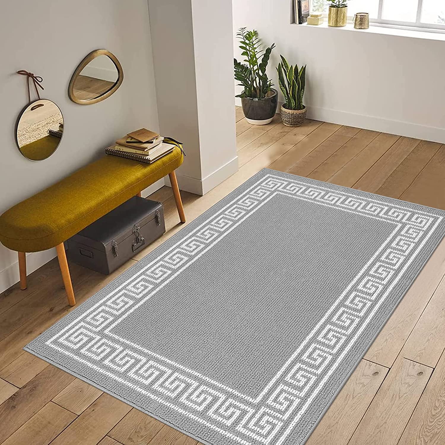 Yamaziot 2.7'x4' Anti-Slip Indoor Carpet, Washable, Non Skid Yamaziot 2.7'x4' Anti-Slip Indoor Carpet, Washable, Non Skid