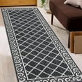thumbnail image 1 of Yamaziot 2'x6' Hallway Runner Rug Washable Kitchen Floor Runners for Hallway, Non Skid Entryway Mat Low Profile Inside Doormat, Black, 1 of 9