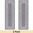 thumbnail image 1 of 2 Pack Yamaziot 2'x6' Hallway Runner Rug Washable Kitchen Floor Runners for Hallway Non Skid Entryway Mat Low Profile Inside Doormat Rugs Carpet, 1 of 6
