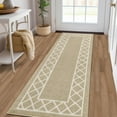 thumbnail image 1 of Yamaziot 2'x6' Runner Rug, Washable Kitchen Floor Runners Rugs for Hallway, Non Slip Entryway Mat Low Profile Inside Front Doormat, Laundry Room Rug, Beige, 1 of 9
