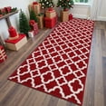 thumbnail image 1 of Yamaziot 2'x6' Runner Rugs for Hallway, Farmhouse Kitchen Mat for Floor, Non Slip Washable Laundry Room Mat with Rubber Backing Doormat, Christmas Red, 1 of 10