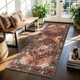 thumbnail image 1 of 2'x6' Runner Rug for Hallway Floor, Yamaziot Rug Carpet Runner with Rubber Backing, Washable Non Slip Vintage Mat for Bedroom, Laundry, 1 of 9
