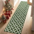 thumbnail image 1 of Yamaziot 2'x8' Carpet Runners Rug for Long Hallways Floor with Rubber Backing, Washable Non Slip Farmhouse Kitchen Laundry Room Mat Doormat, Green, 1 of 9
