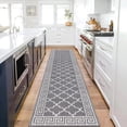 thumbnail image 1 of Yamaziot 2'x8' Hallway Runner Rug Washable Kitchen Floor Runners for Hallway Non Skid Entryway Runner Mat Low Profile Inside Doormat Door Rugs for Hallway Laundry Room Gray, 1 of 6