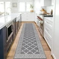 thumbnail image 1 of Yamaziot 2'x8' Hallway Runner Rug Washable Kitchen Floor Runners for Hallway Non Skid Entryway Runner Mat Low Profile Inside Doormat Door Rugs for Hallway Laundry Room Gray, 1 of 6