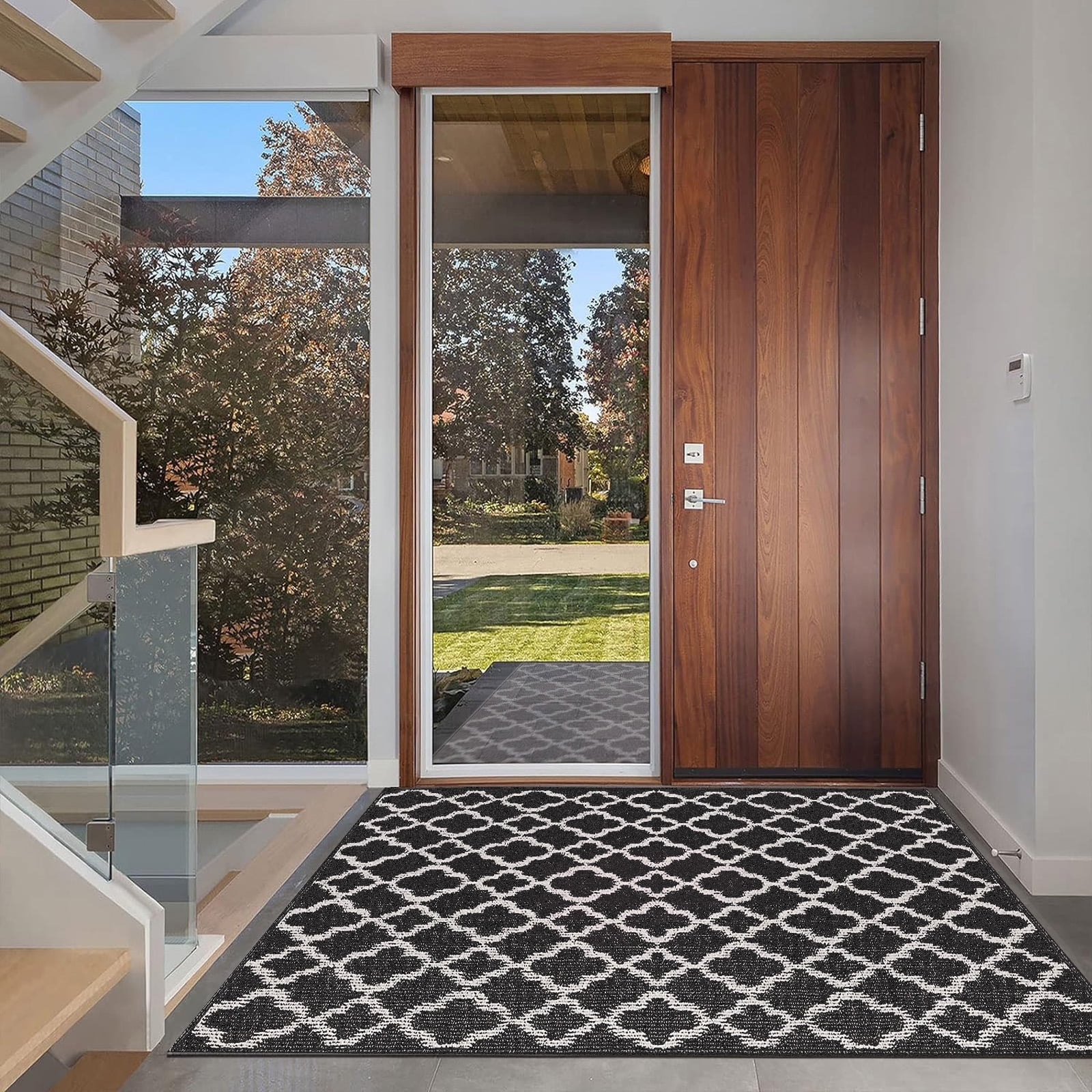 Yamaziot 32"x48" Runner Rug Long Farmhouse Kitchen Laundry Room Rug