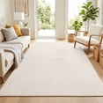 thumbnail image 1 of Area Rugs 5'x7', Yamaziot Washable Rug, Area Rug for Living Room Bedroom Dining Room, Non Slip Modern Accent Carpet, Solid Beige, 1 of 8