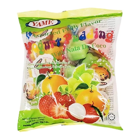Yame Assorted Pudding Cups with Nata De Coco 700g 24.6oz