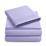 Yamel Home - Queen Size Bed Sheet Set- Luxurious Feeling 2000 - Deep Pockets up to 16'' Wrinkle Free - Lavender, Queen