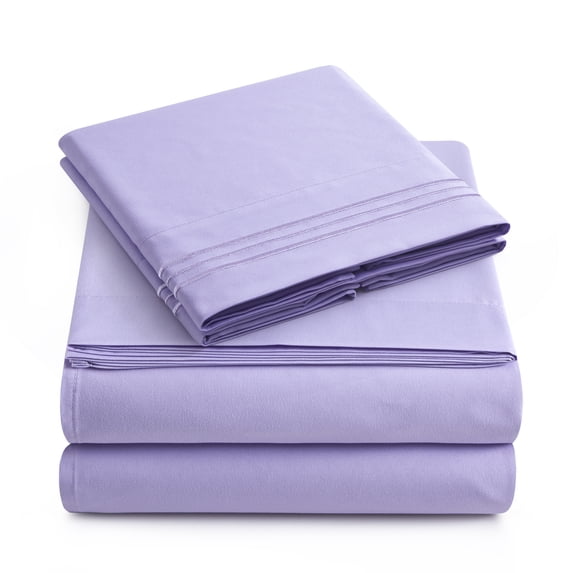 Yamel Home - Queen Size Bed Sheet Set- Luxurious Feeling 2000 - Deep Pockets up to 16'' Wrinkle Free - Lavender, Queen