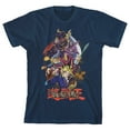 thumbnail image 1 of Yami Yugi and His Cards Yu-Gi-Oh! Character Boys Navy Blue Graphic Tee - M, 1 of 4