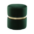 thumbnail image 1 of TOV Furniture Yamma Forest Green Velvet Ottoman, 1 of 8