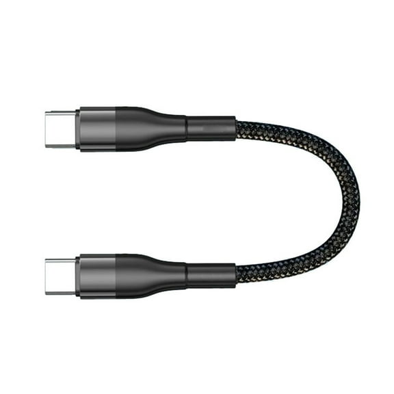 Yammee 0.25m/1m USB C To Type C Extended Link Cable 66W Fast Charging Charger Cable Data Transfer Cord for Phone Tablet Laptop