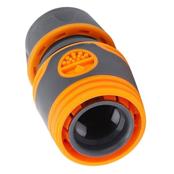 Yammee 1/2" Pipe Connector Robusts ABS & Rubberized Grip Hose Quick Connector Suitable for Gardening & Construct Watering Tasks