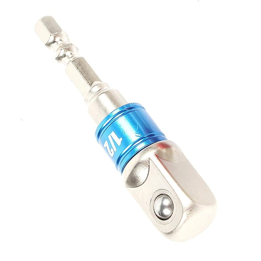 Yammee 1/4in 3/8in 1/2in Socket to Drill Adapter Socket Adapter ...