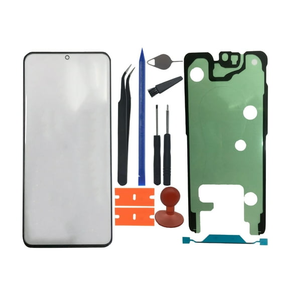Yammee 1 Set Front Outer Glass Lens Screen Repair Tool ABS & Glass for S20 Ultra 5G