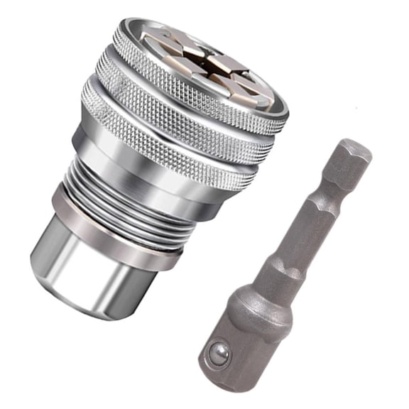 Yammee 10-19mm Hexagonal Head Nuts and Bolts Driver Tool for 3/8" Drive Adjustable Universal Socket Wrench Grip Adapter