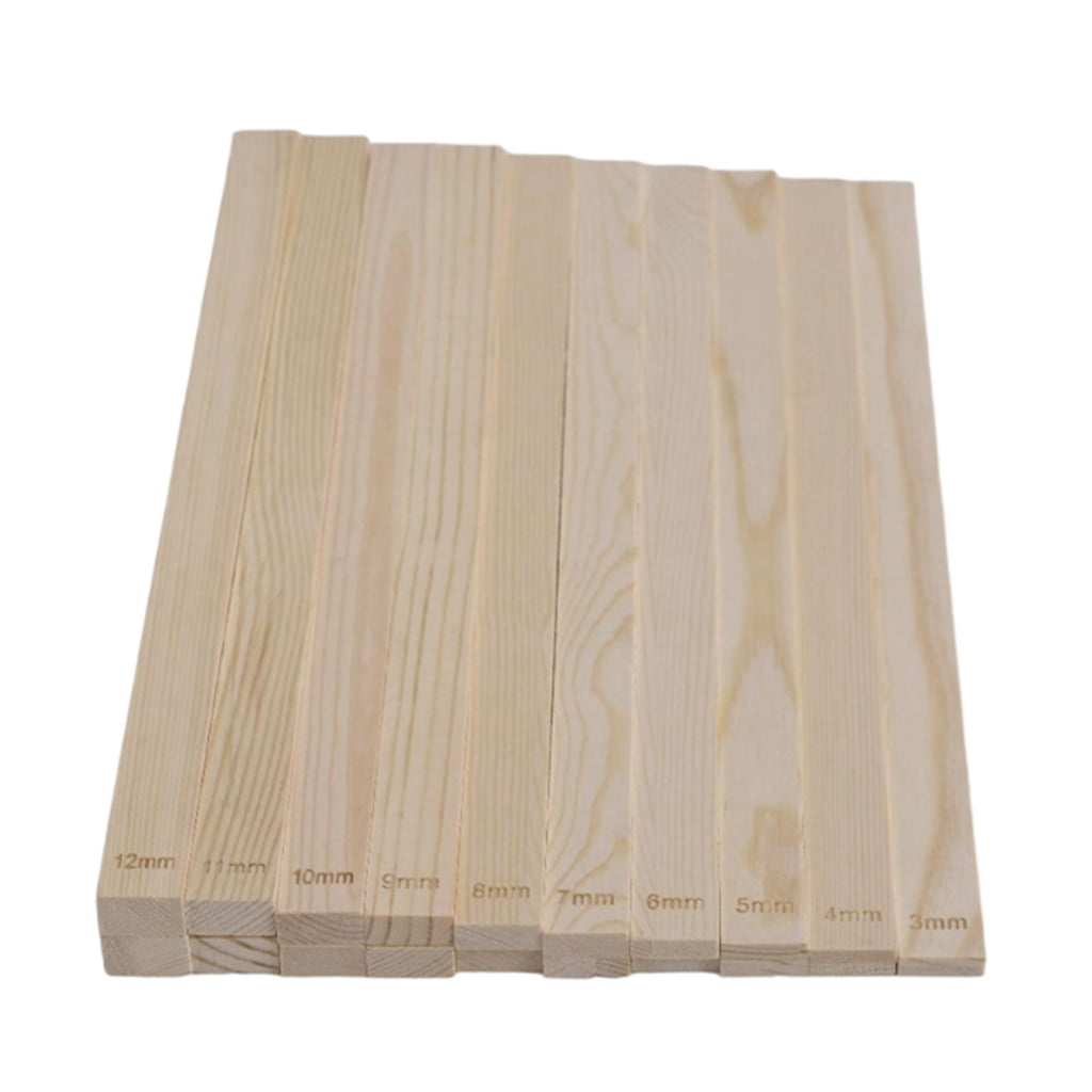 Yammee 10/20x Wood Rolling Pin Set Mudboard Guide and Clay Roller Clay Tool for Clay