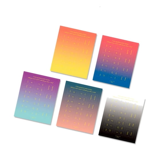 Yammee 10 Sheets Index Stickers Planner Monthly Tabs Monthly Dividers for Planners