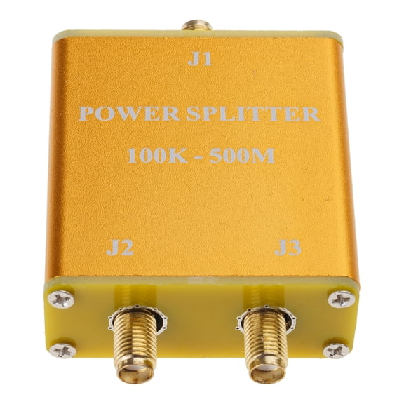 Yammee 100K-500MHz Power Splitter 2-Way Divider Combiner Divider Combiner Power Splitter