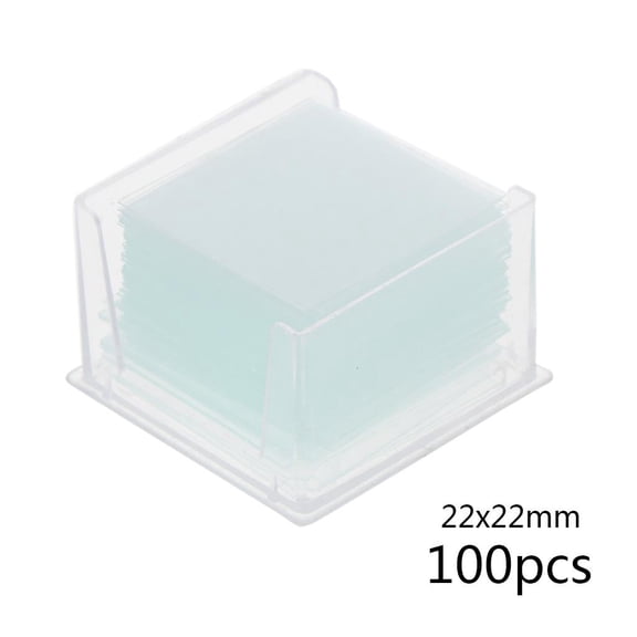 Yammee 100x Square Glass Slides Coverslips Coverslides Instrument Microscope Cover Slip