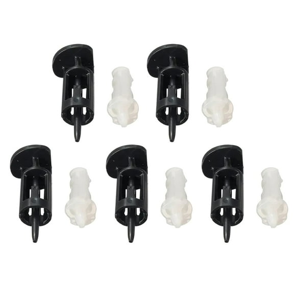 Yammee 10PCS Mounting Clip Coolers Fan Mount Pin Plastic Push Screw Fastener for Socket LGA 775/1150/1155/1156/1366 CPU