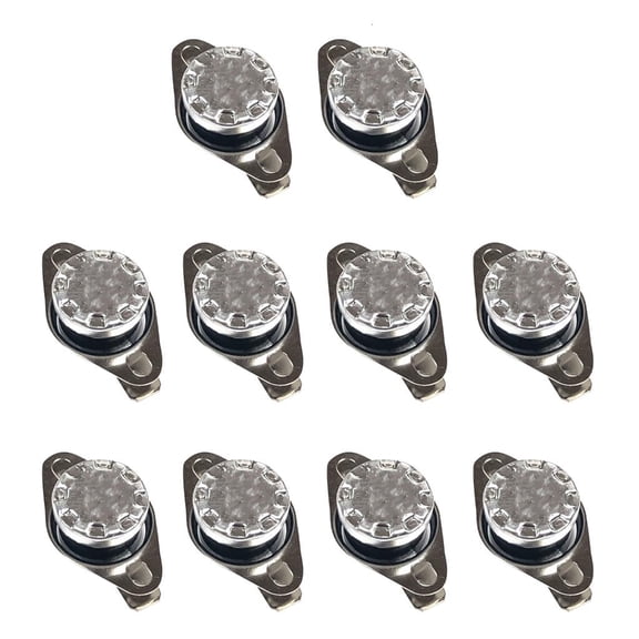 Yammee 10Pcs KSD301 Temperature Controller Oven Thermostat Temperature-Switch 250V 10A