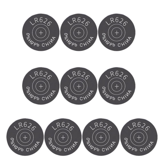 Yammee 10Pcs LR626 Batteries AG4 Button Cell Battery 377 177A Batteries 1.5V Button
