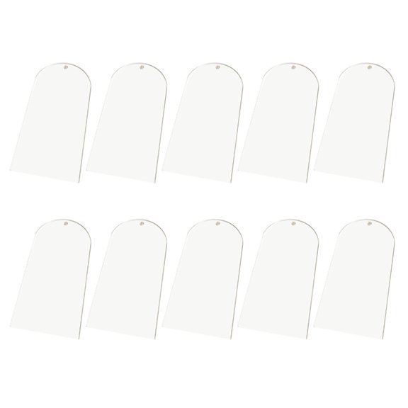 Yammee 10pcs DIY Clear Acrylic Wedding Table Sign Set Anniversary Wedding Decor for Thanksgiving New Year Party